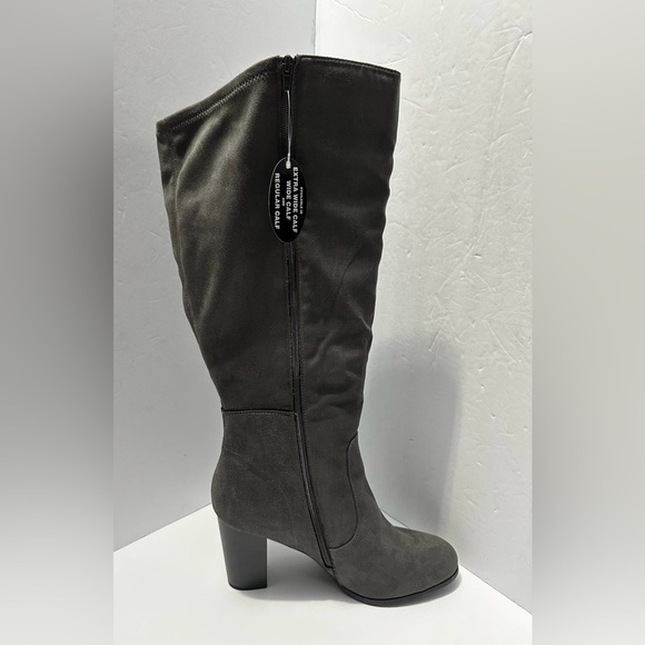 Style & Co Addyy Dress Boots Women's 13mc XWC Grey Round Toe Side Zip Closure - Picture 6 of 8